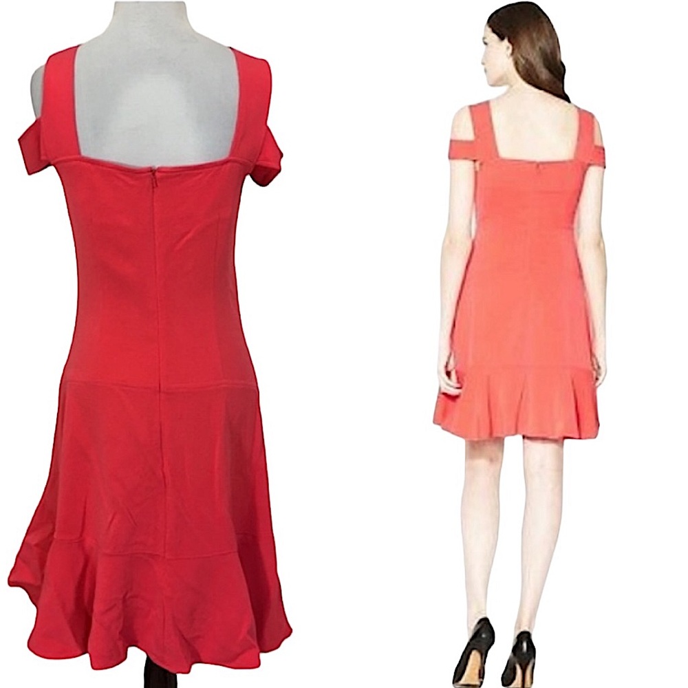 ZAC POSEN x Z SPOKE: NWT Shoulder Cut Out Mini Dress in Dark Blush -Size 10